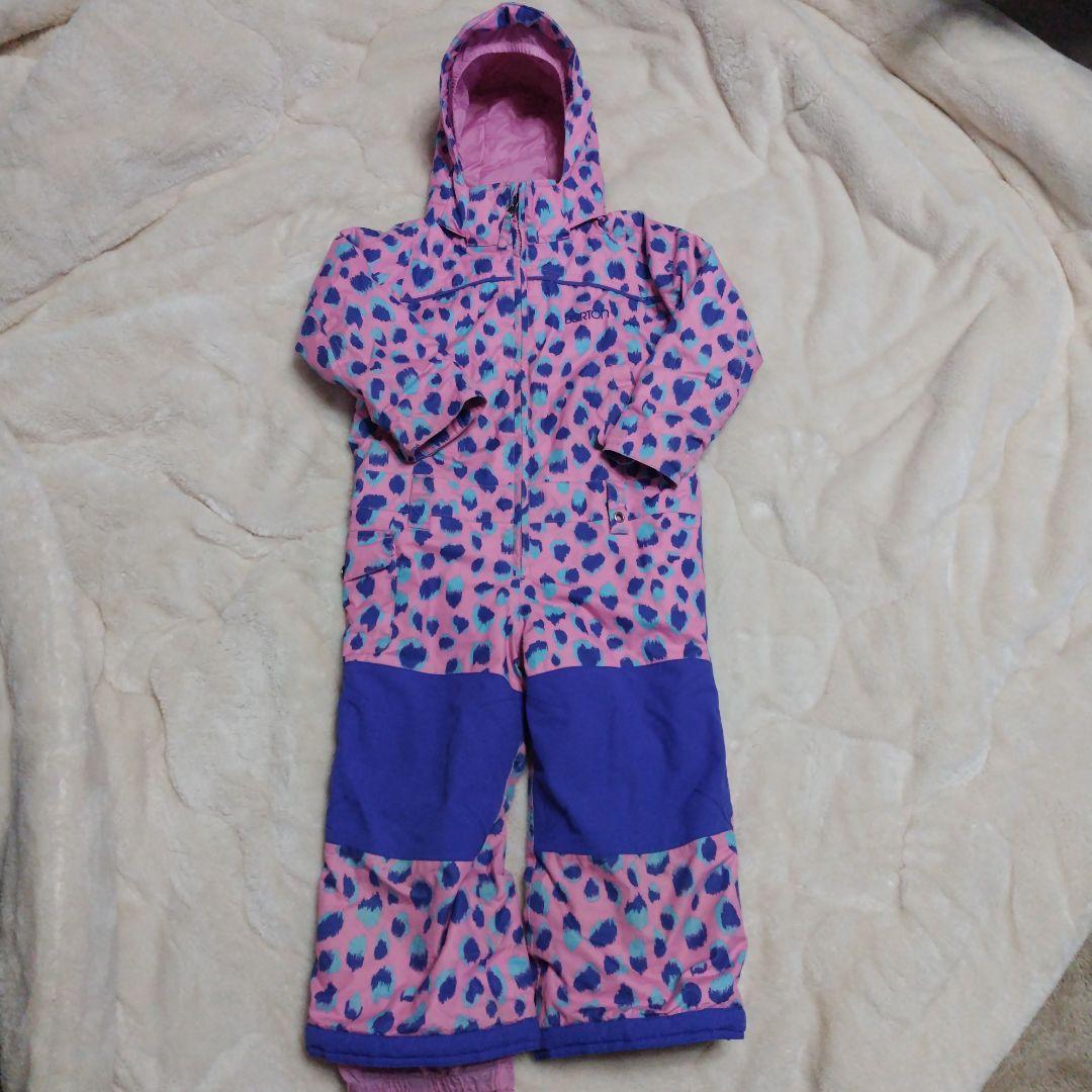 BURTON ヒョウ柄 スキーウェア 子ども用 ジャンプスーツ　100 110㎝