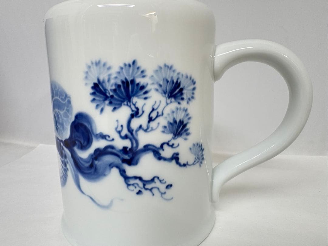 ⑥マイセン キリンビアマグコレクション 1998 ブルーオーキッド ビアマグ