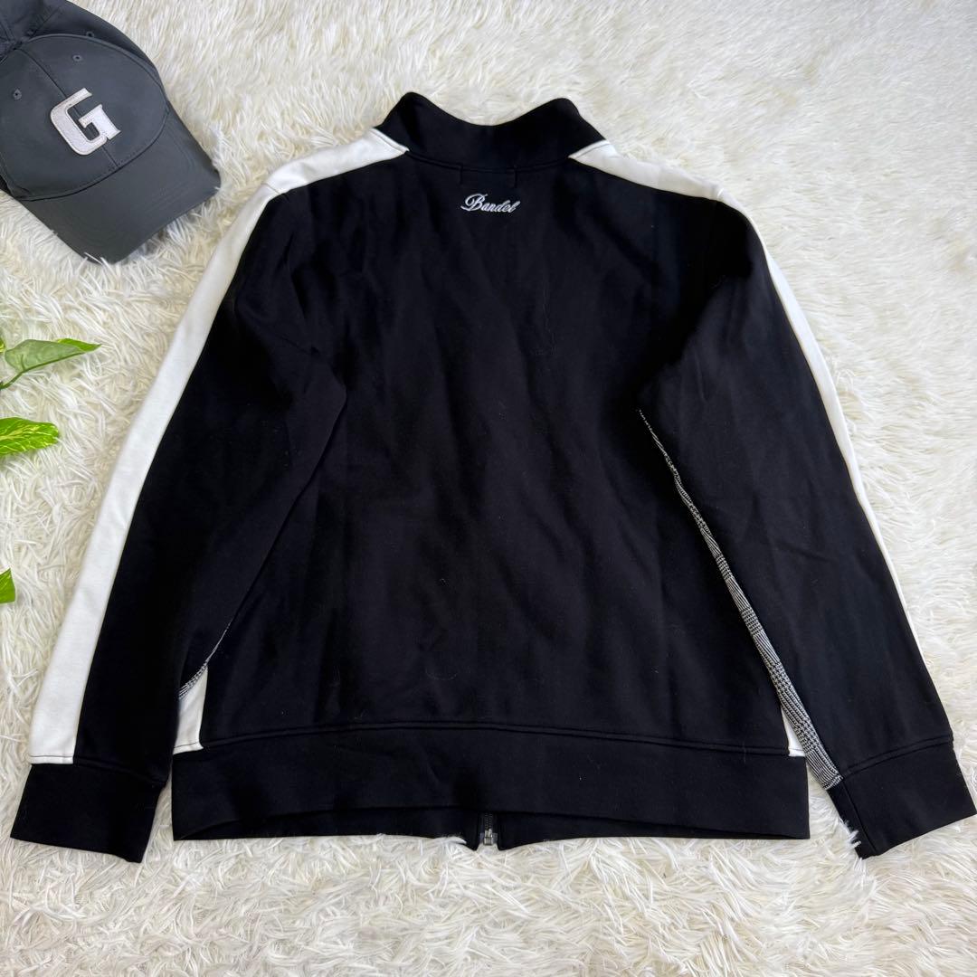 【バンデルゴルフ】美品 ジップジャケット グレンチェック Lサイズ メンズ