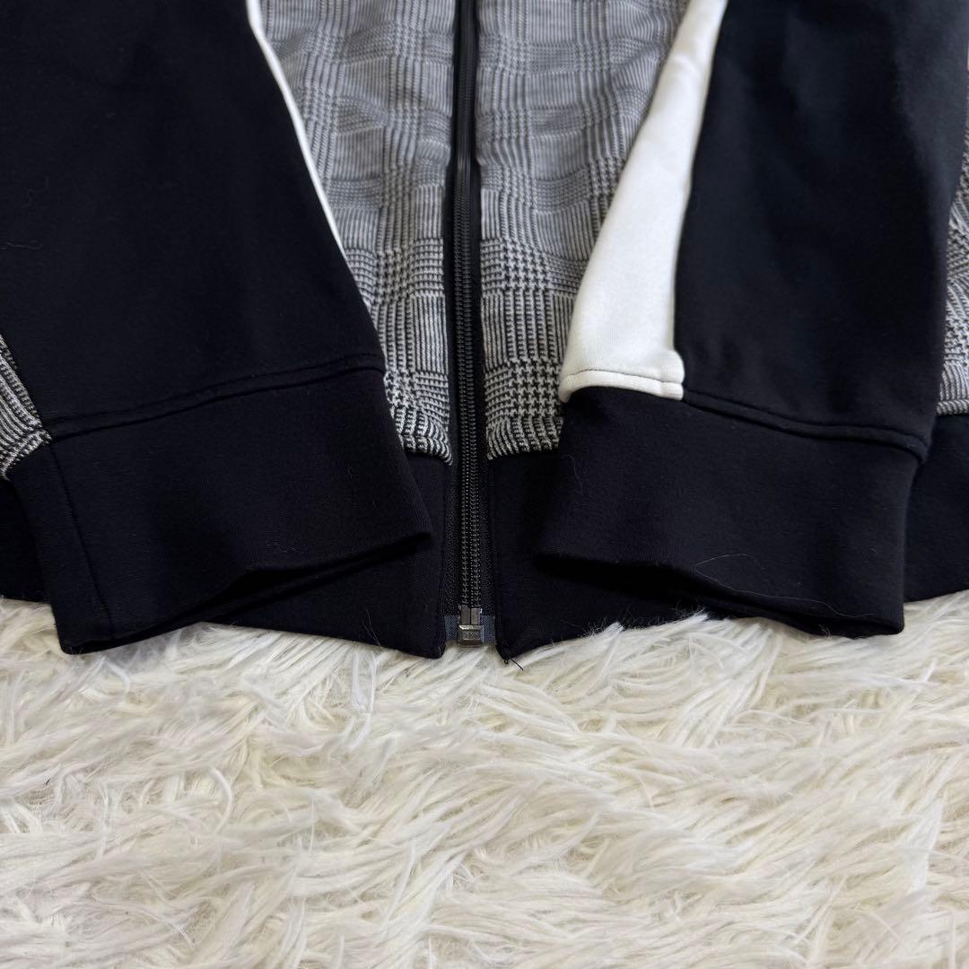 【バンデルゴルフ】美品 ジップジャケット グレンチェック Lサイズ メンズ