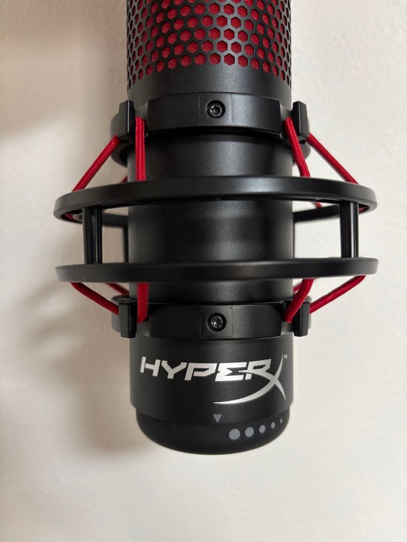 HYPERX コンデンサーマイク 赤