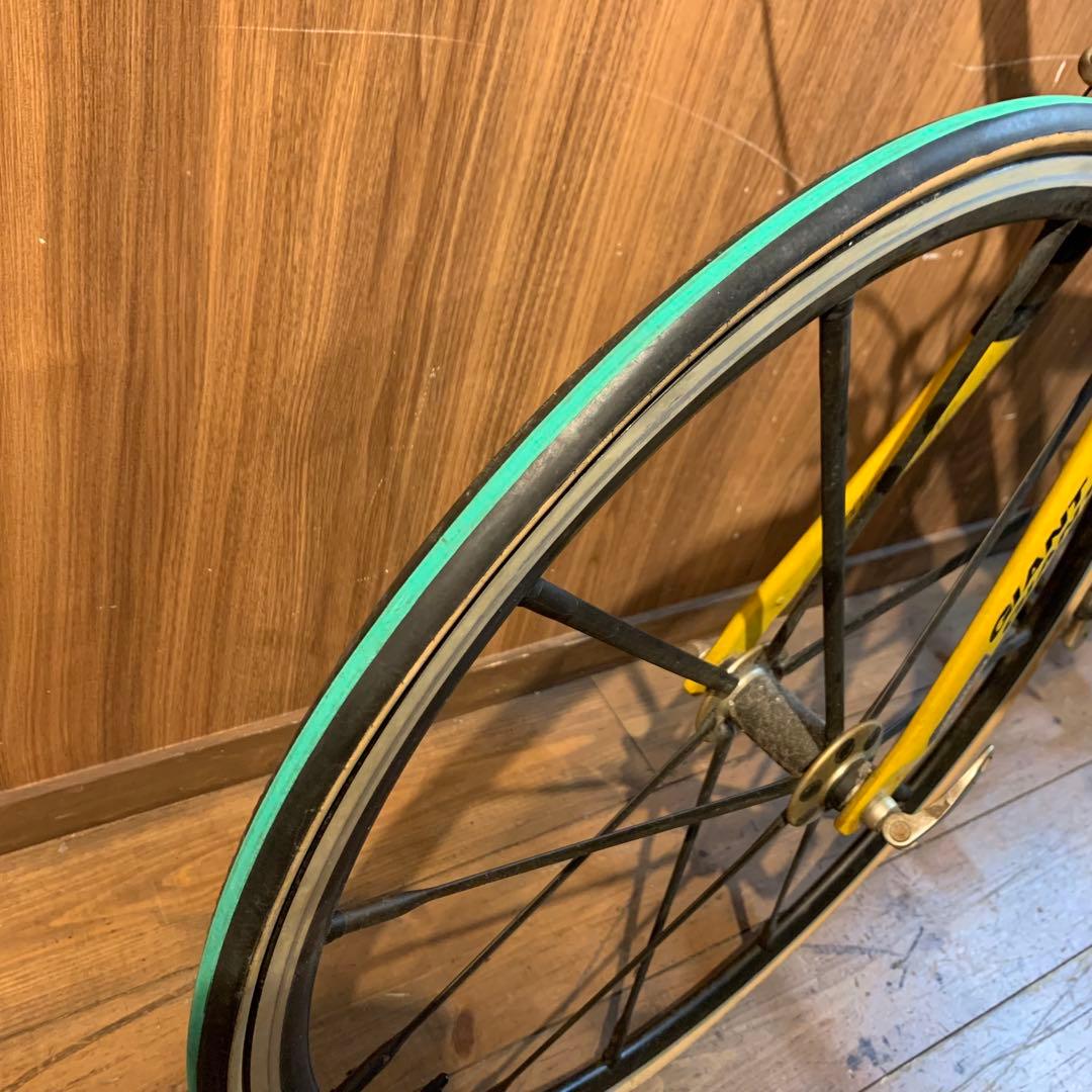 GIANT TCR-1 2000 ロードバイク イエロー 2×9ギア Sサイズ