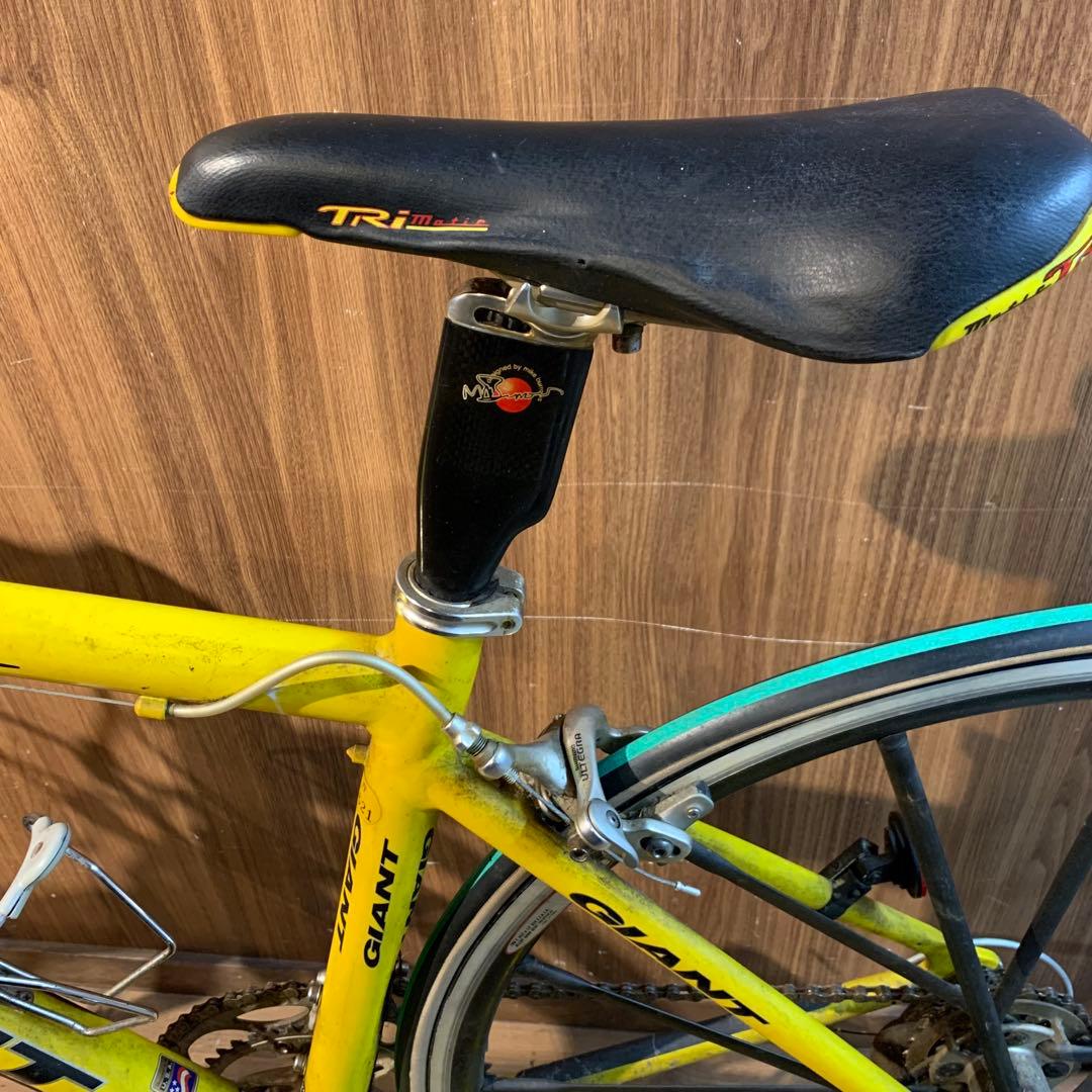 GIANT TCR-1 2000 ロードバイク イエロー 2×9ギア Sサイズ