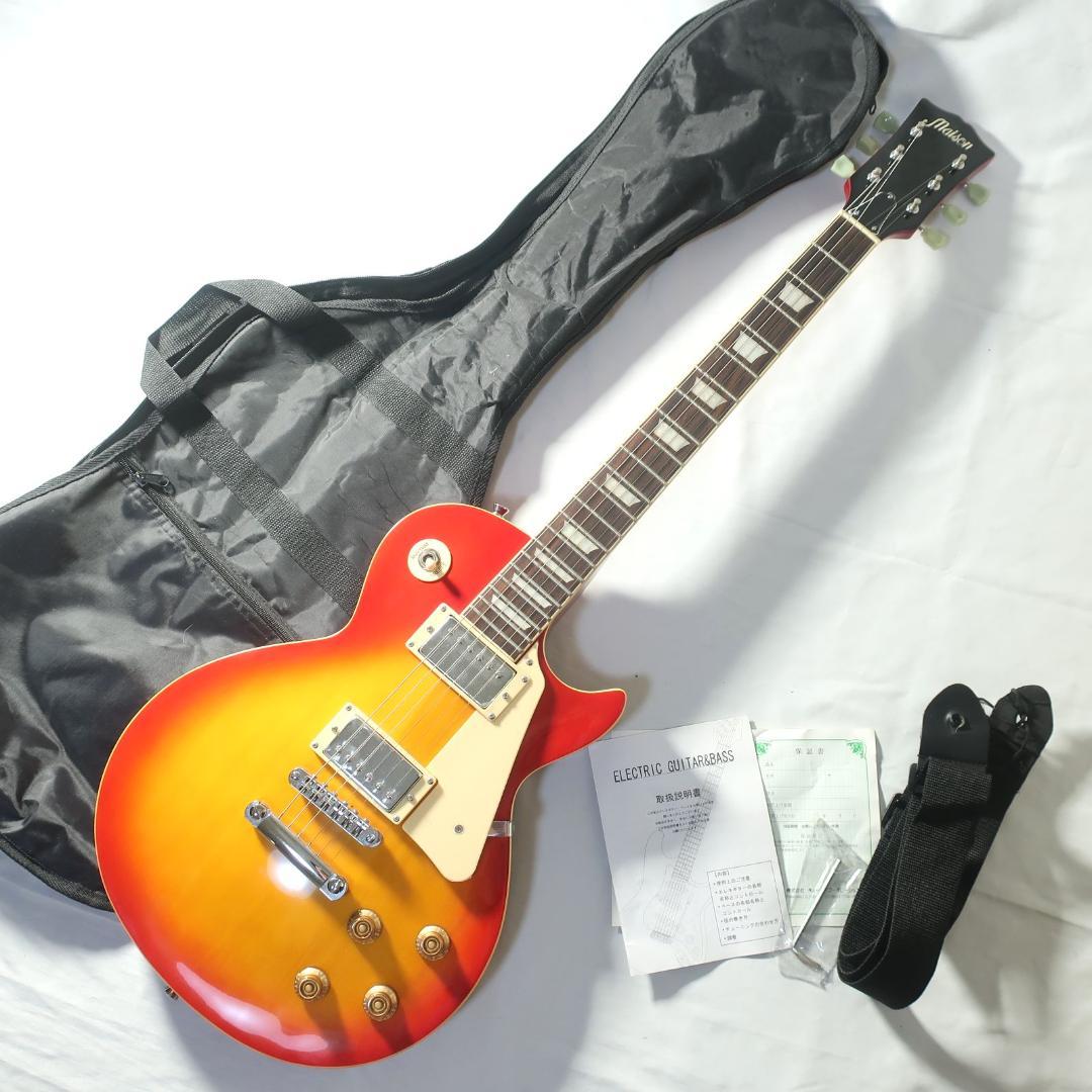 美品 Mason レスポールタイプ エレキギター ケース付 セットネック