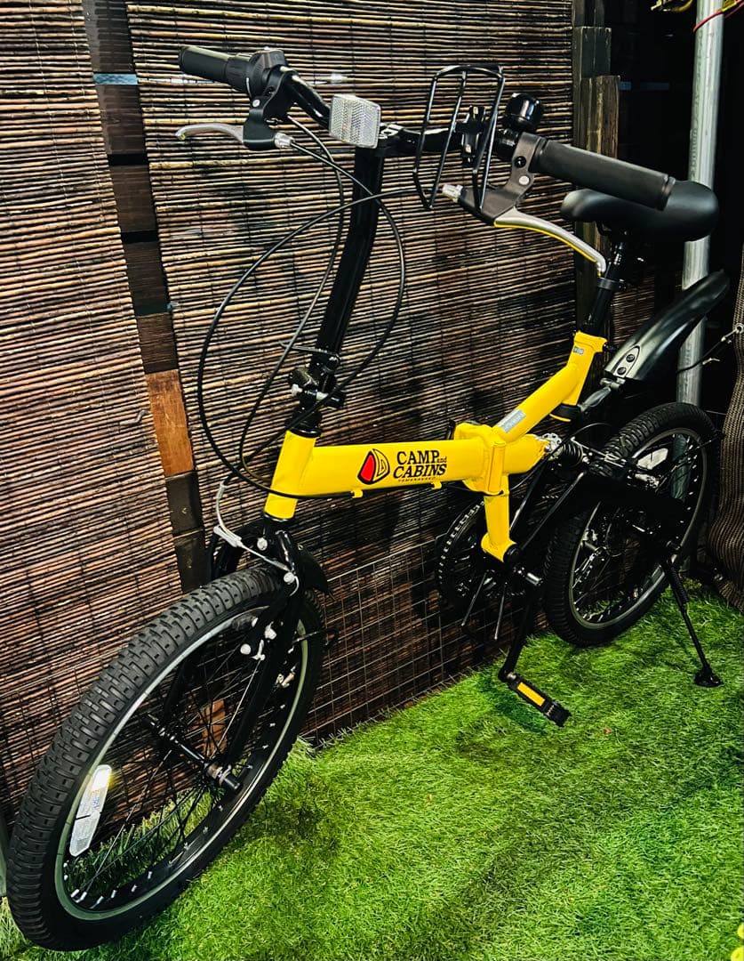 CANP and CABINS 折りたたみ自転車 20インチ　イエロー