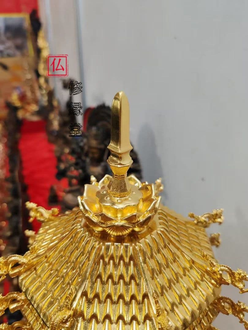 【修縁堂】密教法具 寺院用仏具 金剛王塔 仏教法具