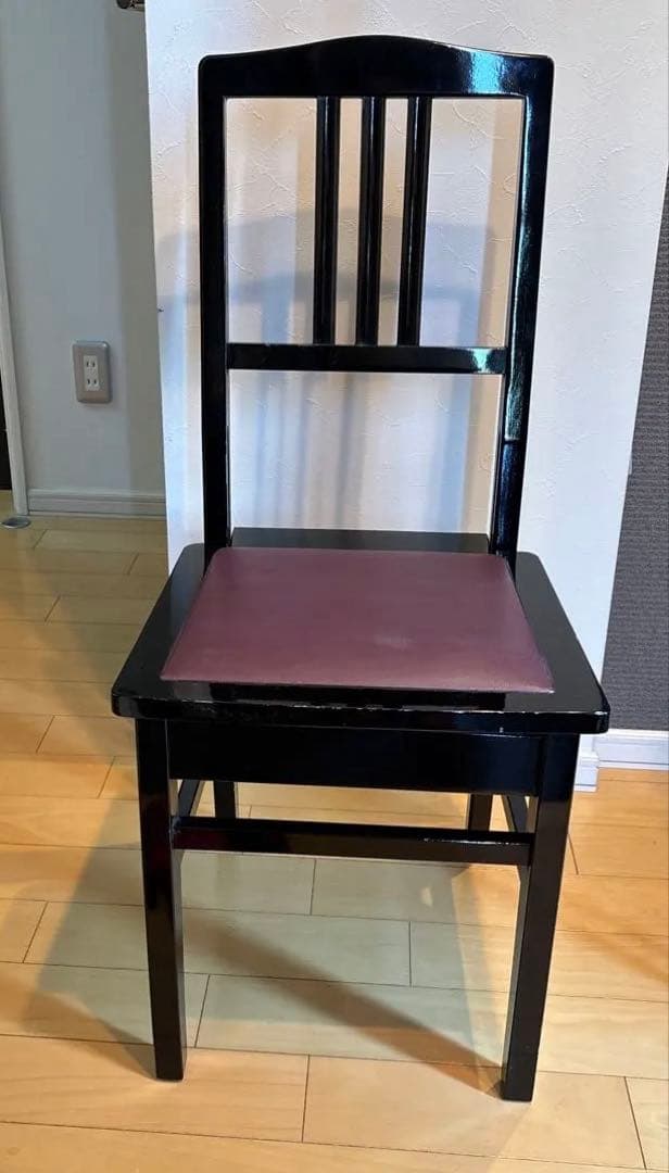 トムソン椅子 背もたれ付き ピアノ椅子