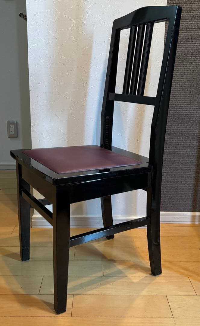 トムソン椅子 背もたれ付き ピアノ椅子