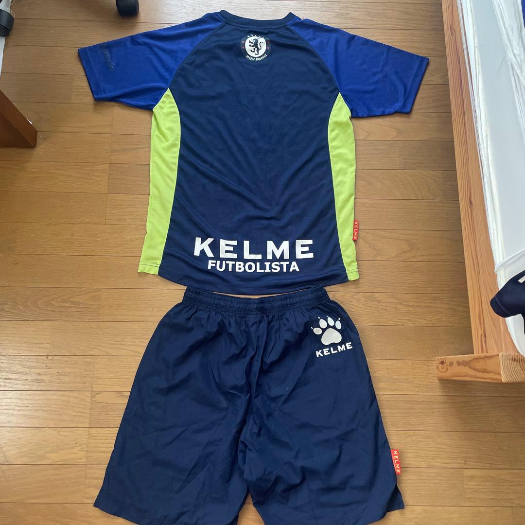 KELME サッカーウェアセット Lサイズ ネイビー/ライム