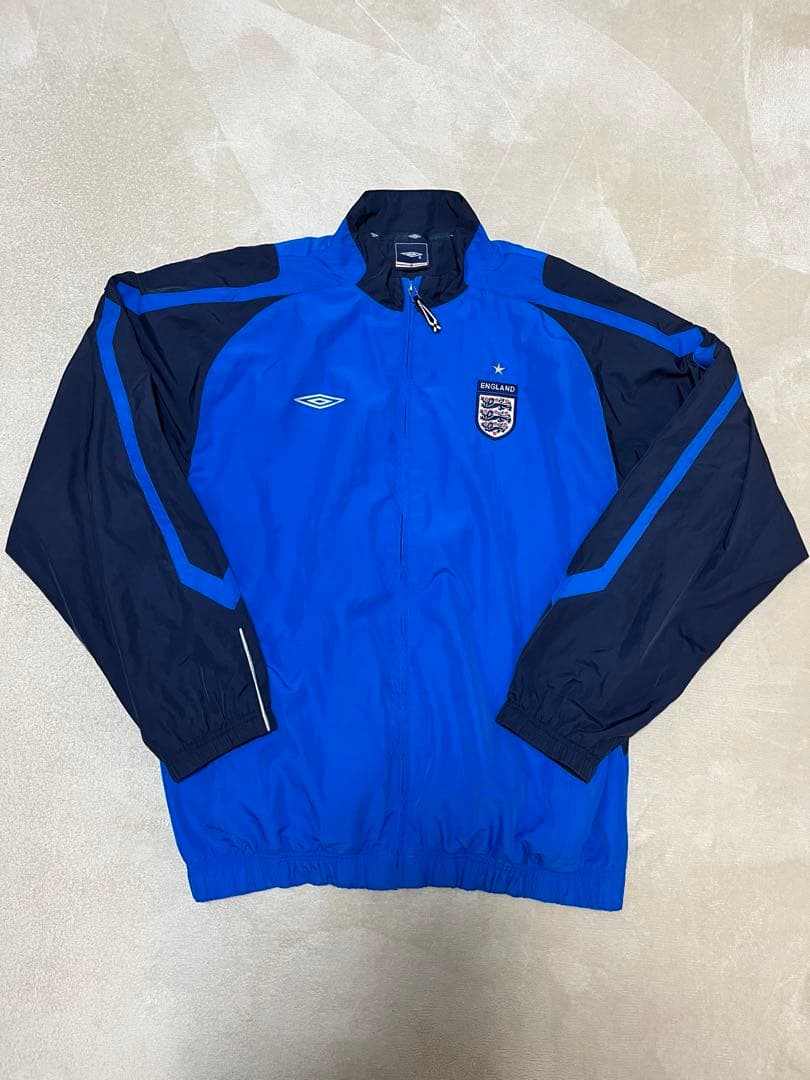 希少　アンブロ　イングランド代表　ナイロンジャージXL セットアップ上下セット