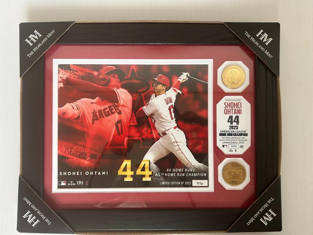 大谷翔平 2023年 ホームランチャンピオン 記念品