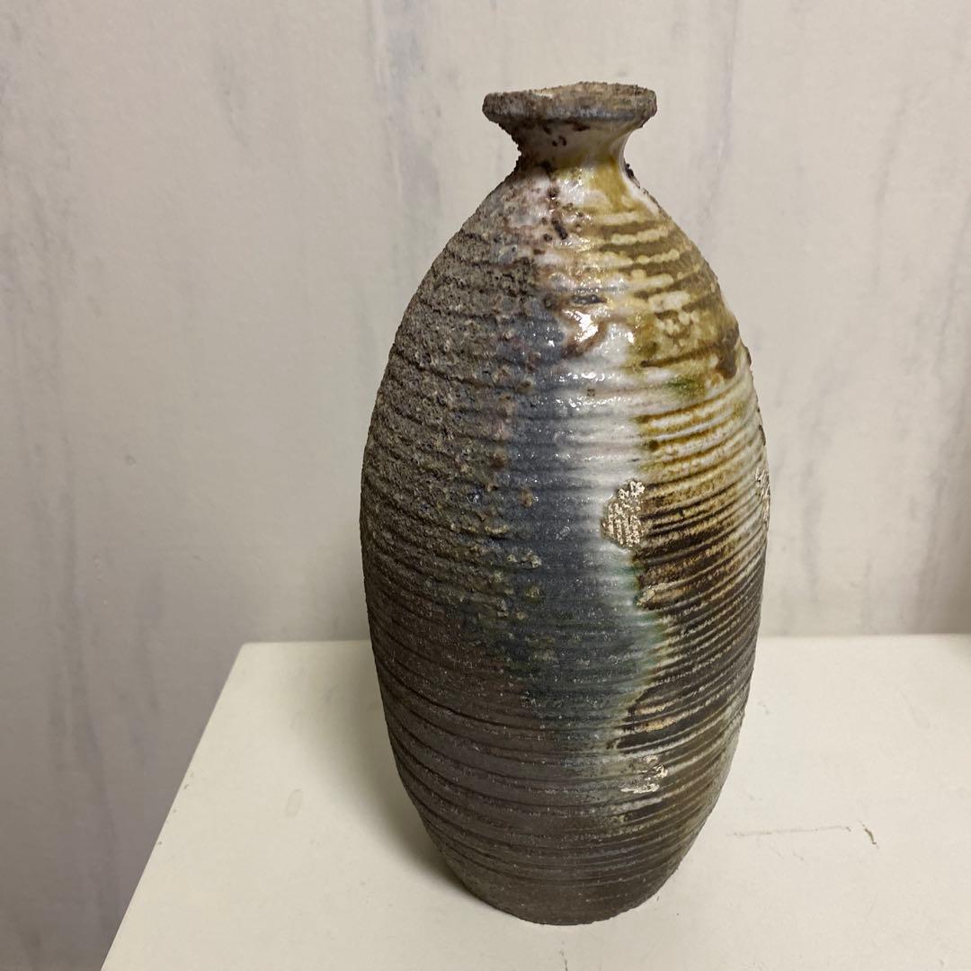 伊賀焼　自然釉　一輪挿し