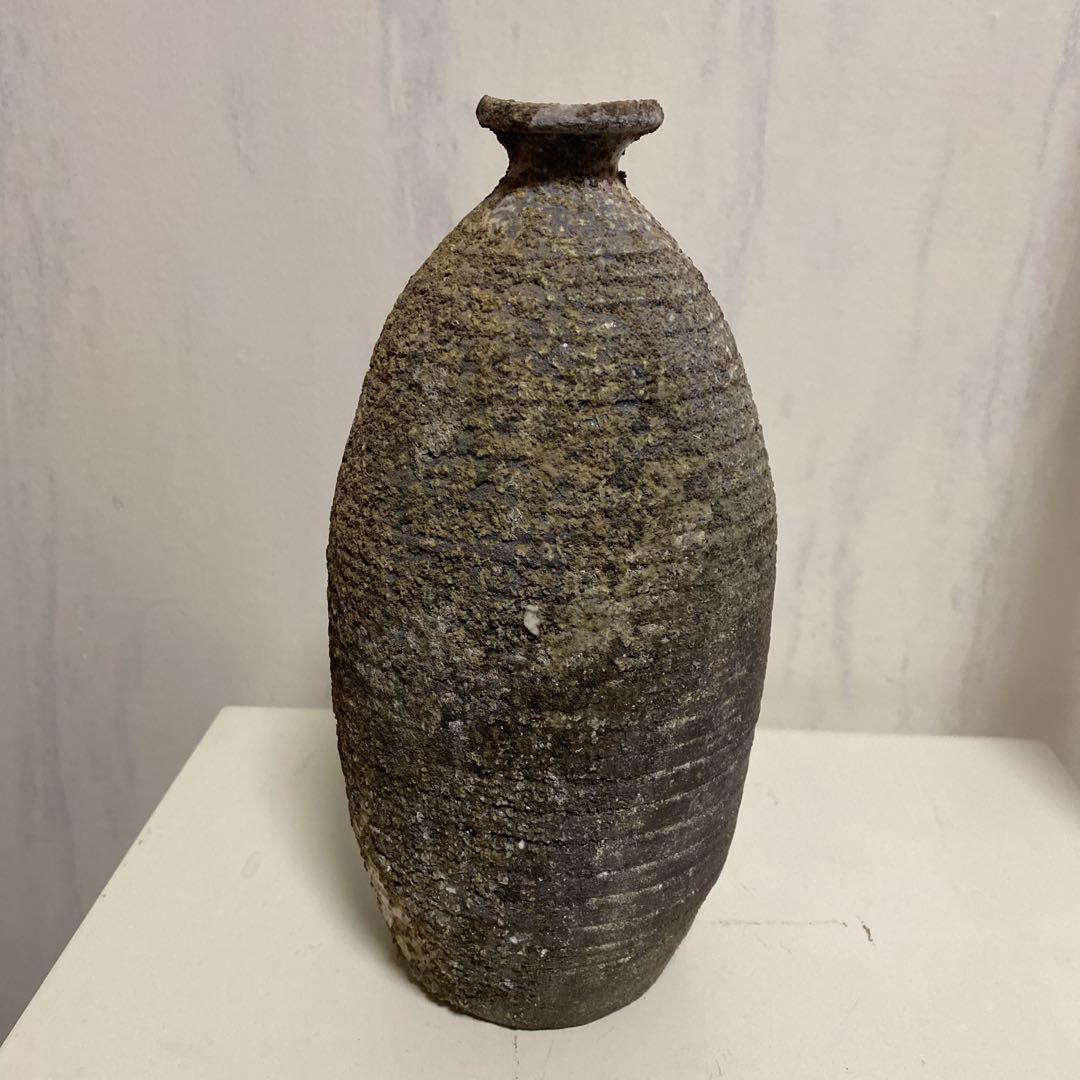 伊賀焼　自然釉　一輪挿し