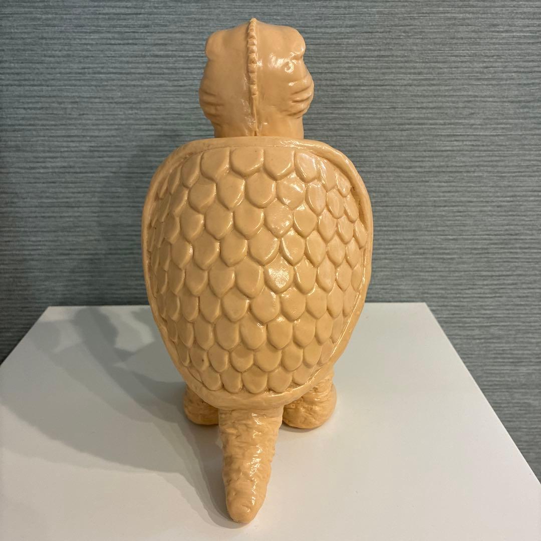 マーミット　ガメラ　ソフビ　無塗装　肌色