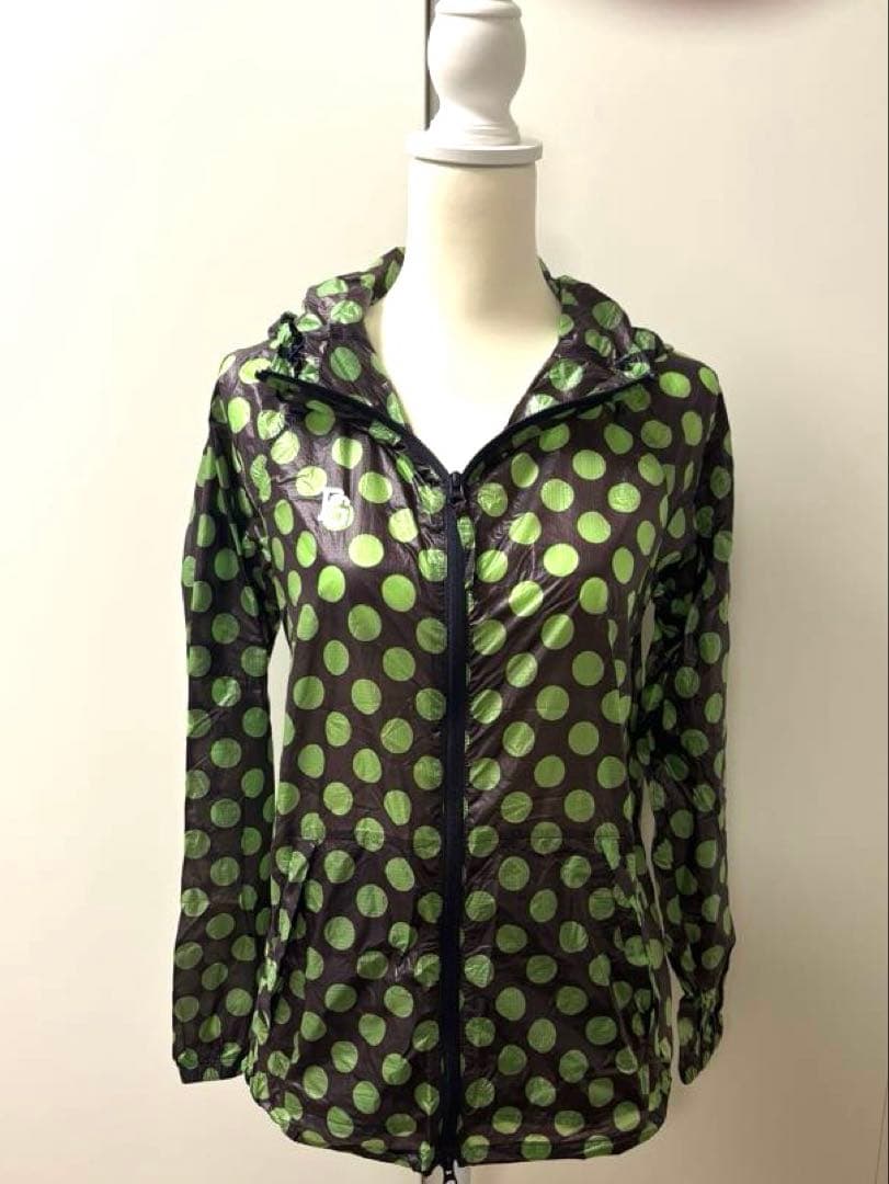 パーリーゲイツ フード付き水玉ウインドパーカー