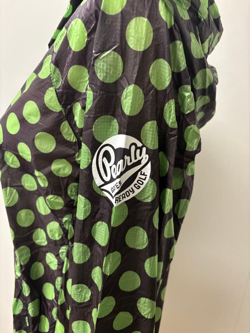 パーリーゲイツ フード付き水玉ウインドパーカー