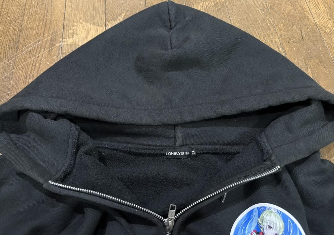 ＊Lonely 論理 ジャポニズムストリートウェア ジップパーカー XL