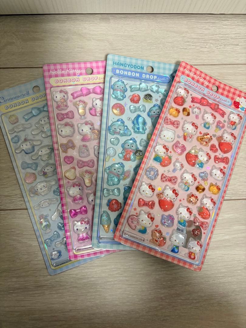国内正規品 ボンボンドロップシール サンリオ ８種セット第2弾コンプリート