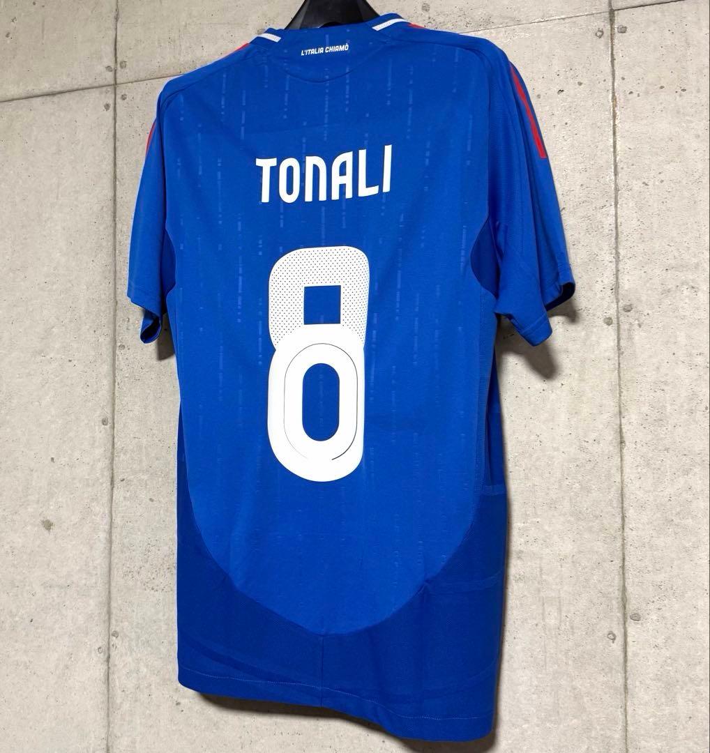 【新品/タグ付き】2024 イタリア代表 ♯8 トナーリ【XLサイズ】選手仕様