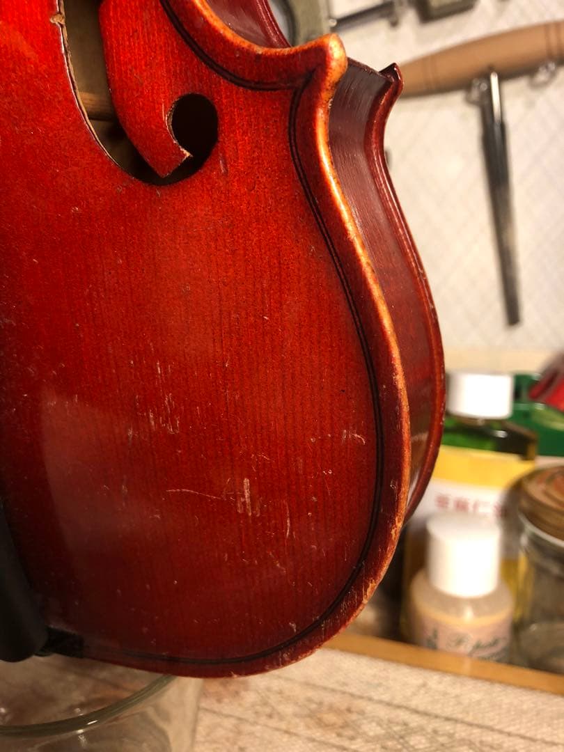 【駒&魂柱調整済】Suzuki分数バイオリンNo102 1/2 1968