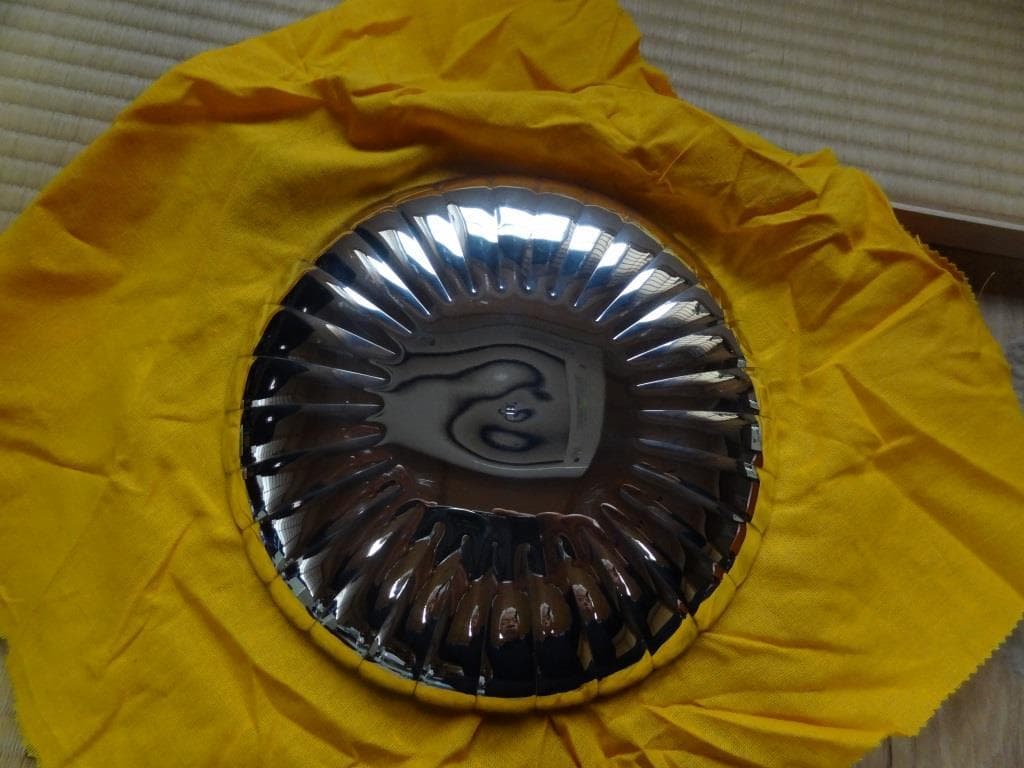 銀製菓子器　銀製徳力　徳力本店　貴金属　美術品　骨董　重量約380ｇ