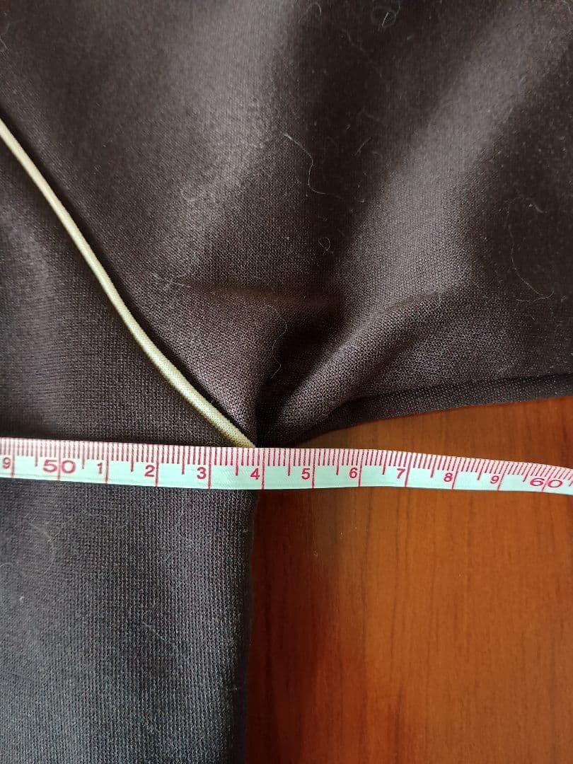 デサント製 adidas トラックジャケット ジャージ ブラウン ベージュ