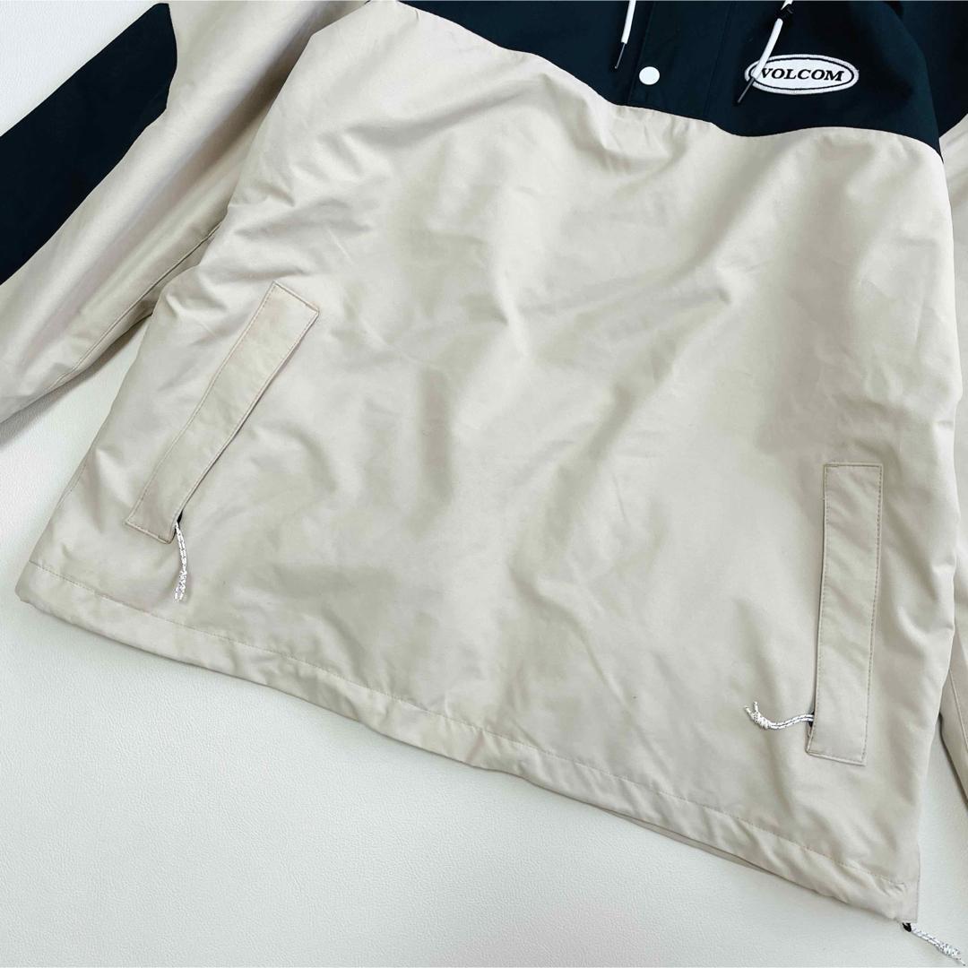 6719 ボルコム　ジャケット　LONGO プルオーバー スノボウェア ベージュ