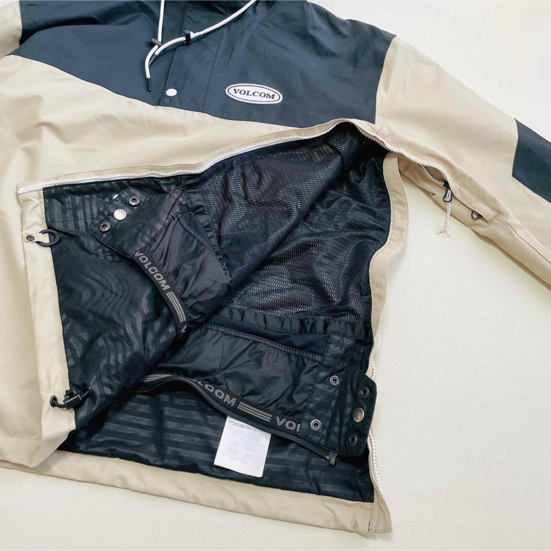 6719 ボルコム　ジャケット　LONGO プルオーバー スノボウェア ベージュ