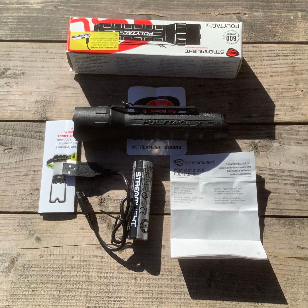 ストリームライトStreamlight PolyTac X USB 600ルーメ