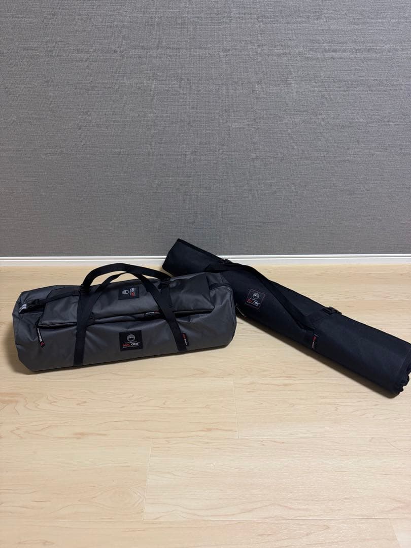 MACONE マックワンタープL チャコール ＋ 純正ポール・ポールケースセット