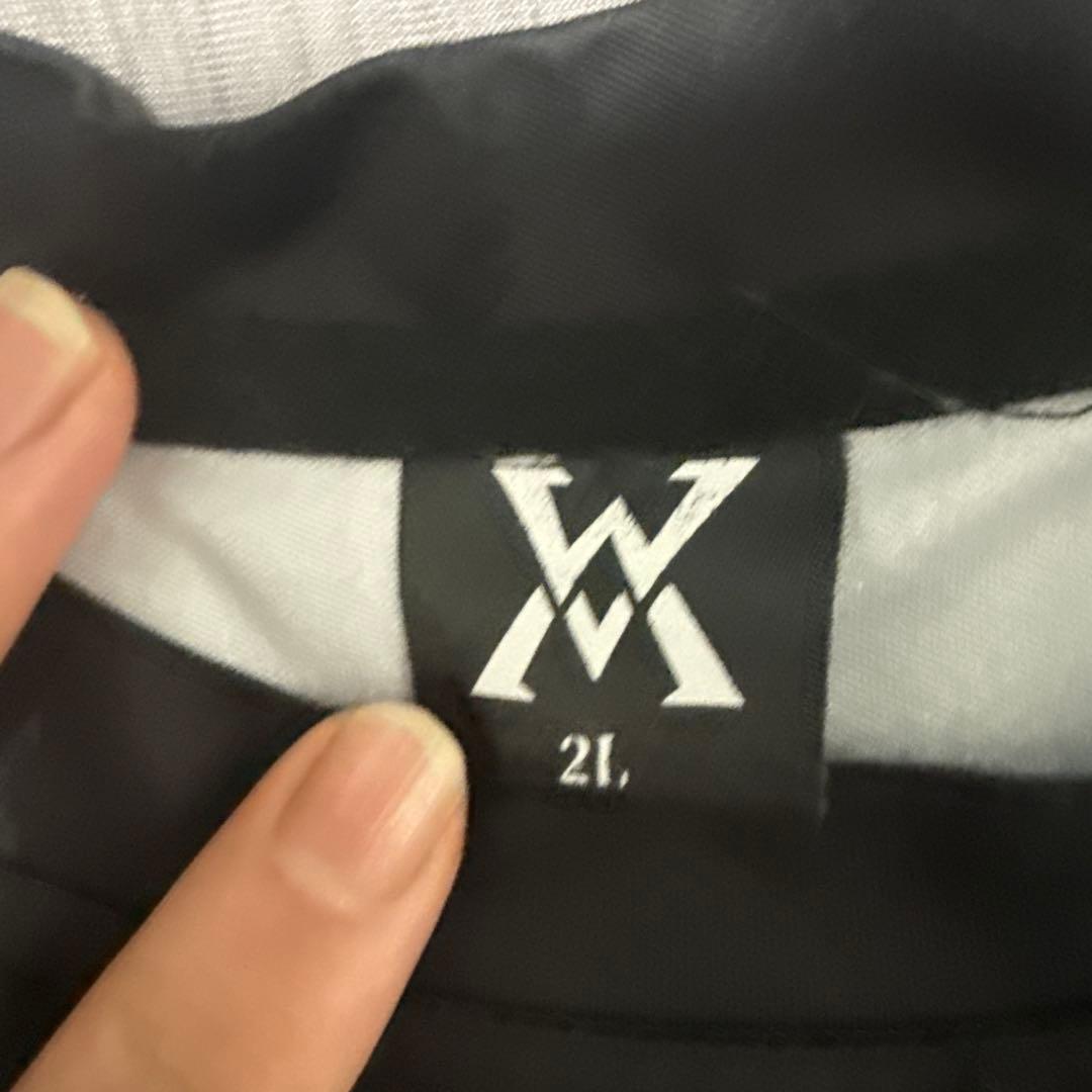 スポーツシャツ 2L 黒 赤 スポンサー名入り 洛南Tシャツ