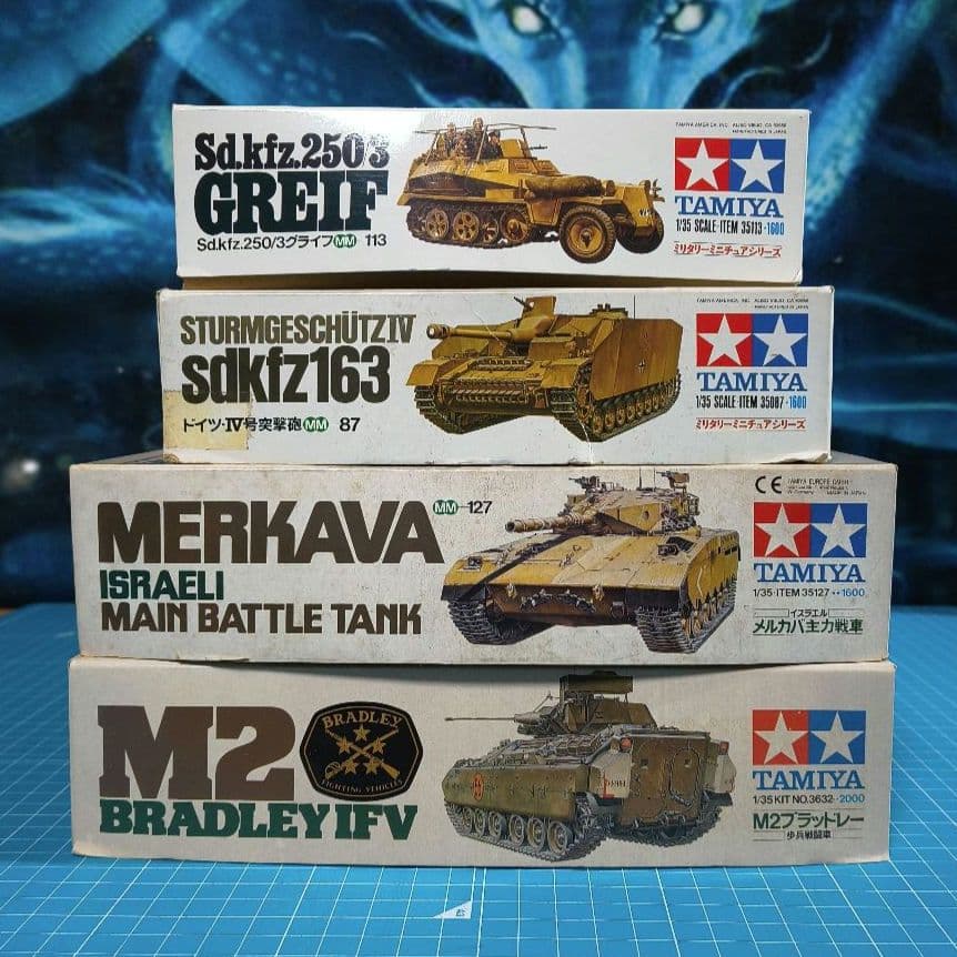 17 未組立 タミヤ ミリタリーミニチュアシリーズ プラモデル ４点セット