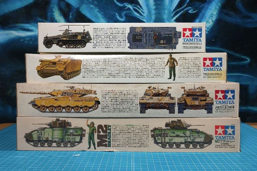17 未組立 タミヤ ミリタリーミニチュアシリーズ プラモデル ４点セット