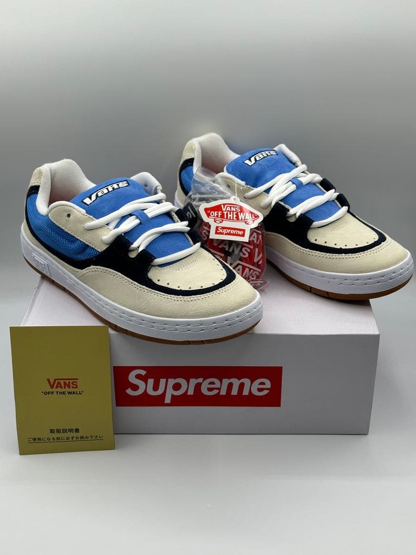 Supreme × Vans Speed \"Blue\" 28/5cm