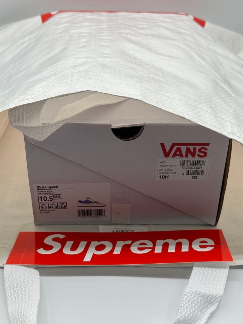 Supreme × Vans Speed \"Blue\" 28/5cm