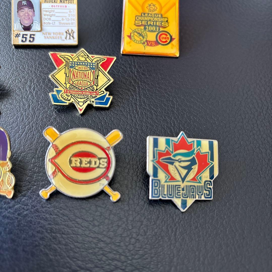 メジャーリーグ　ピンバッジ9個
