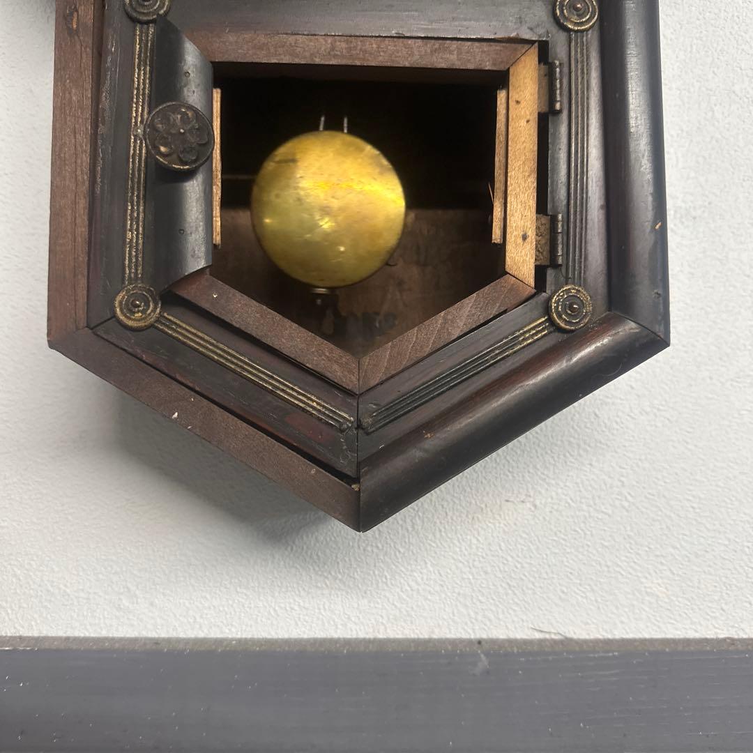 希少・精工舎系TOKYO MARK八角掛時計／戦前期／ゼンマイ式／振り子・鍵付き