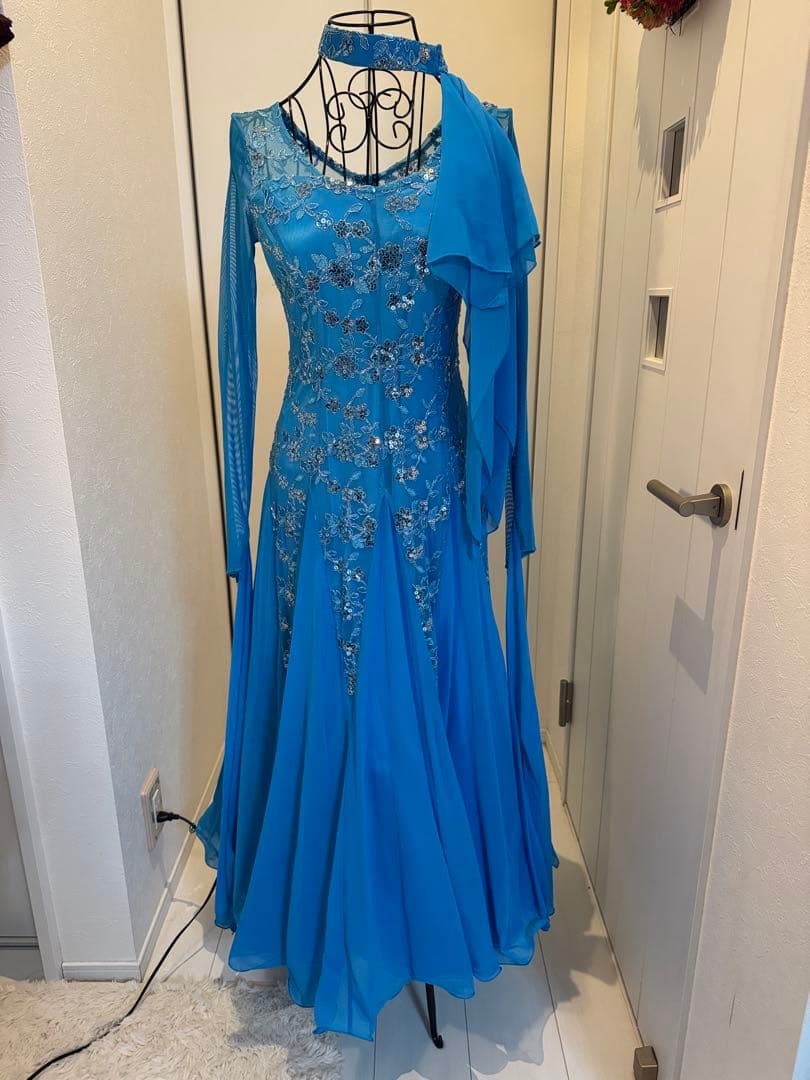 ダンスドレス　青