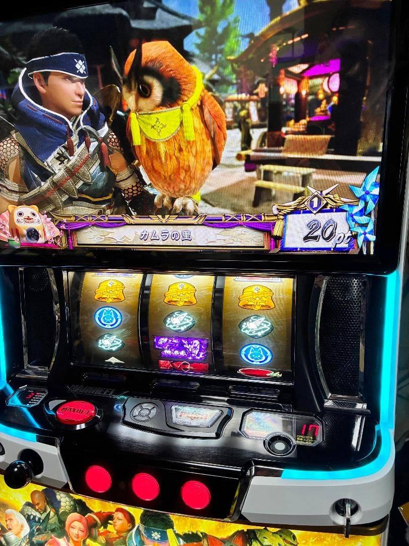 スマスロ モンスターハンターライズ☆遊技アダプタ取付済実機☆たのメル便送料無料