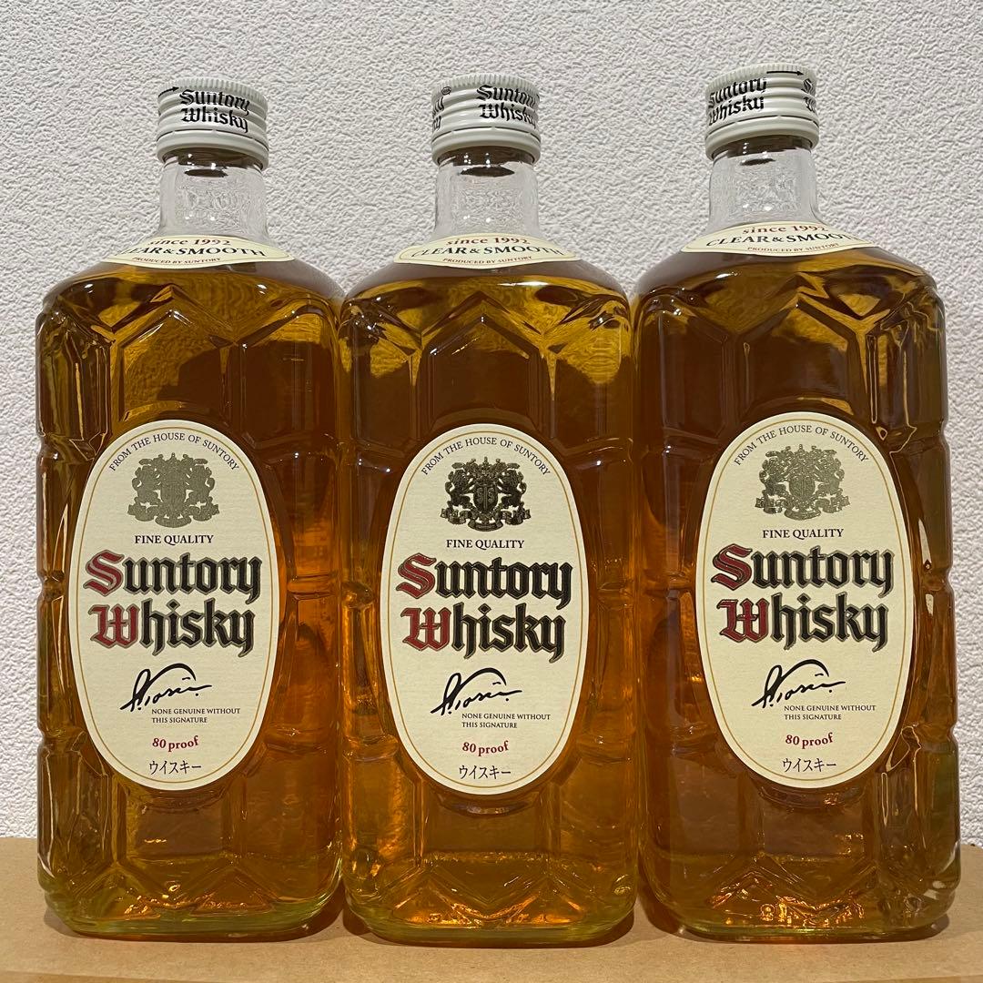 サントリーウイスキー　白角　700ml 3本セット