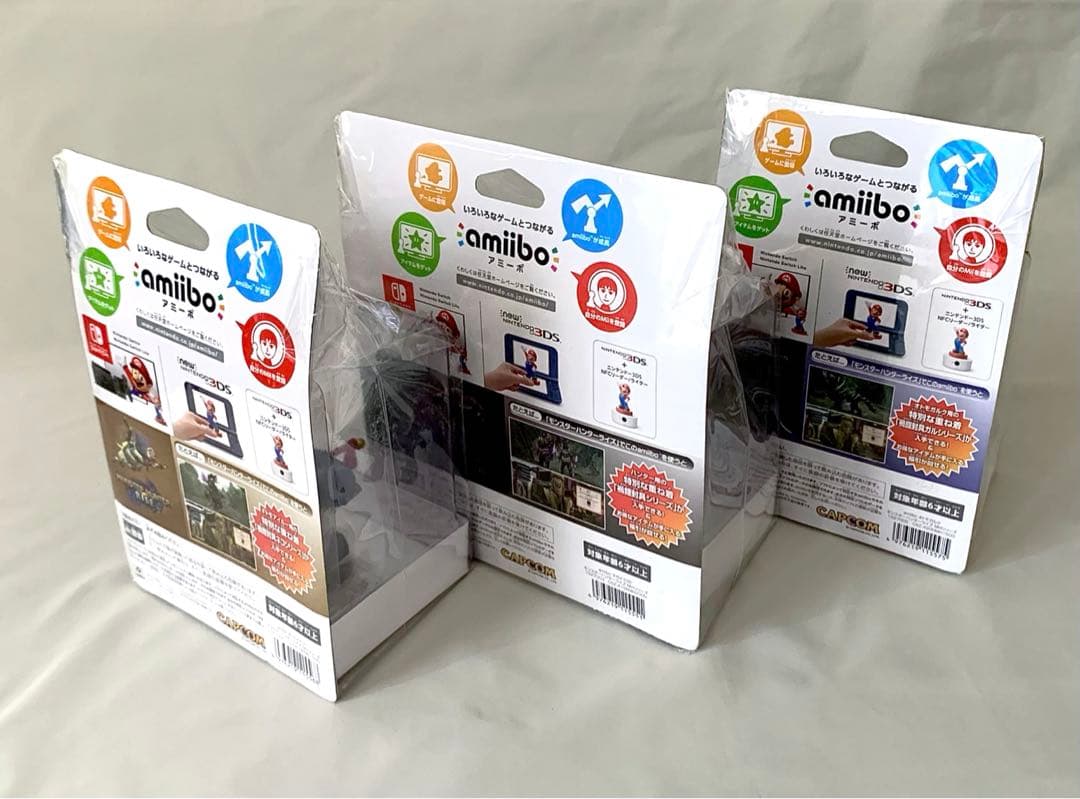 amiibo マガイマガド オトモガルク オトモアイルー 3種セット 新品未開封