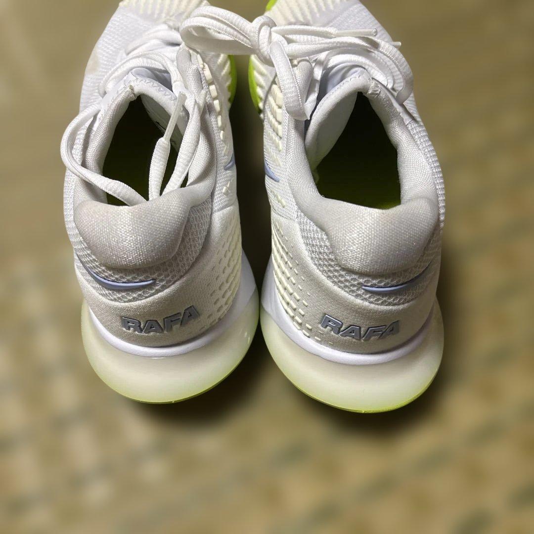 最終値下げ【ナダル】Nike テニスシューズ ホワイト/ライム　25cm