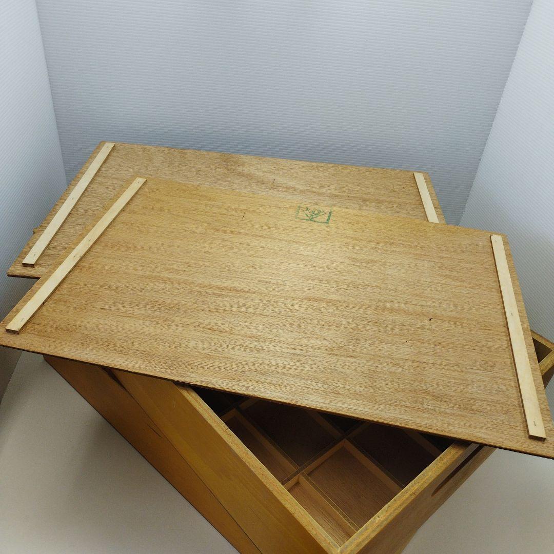木箱　コレクション箱　岩石　石アート　化石　作品　陶器　収納　収集　整理　箱
