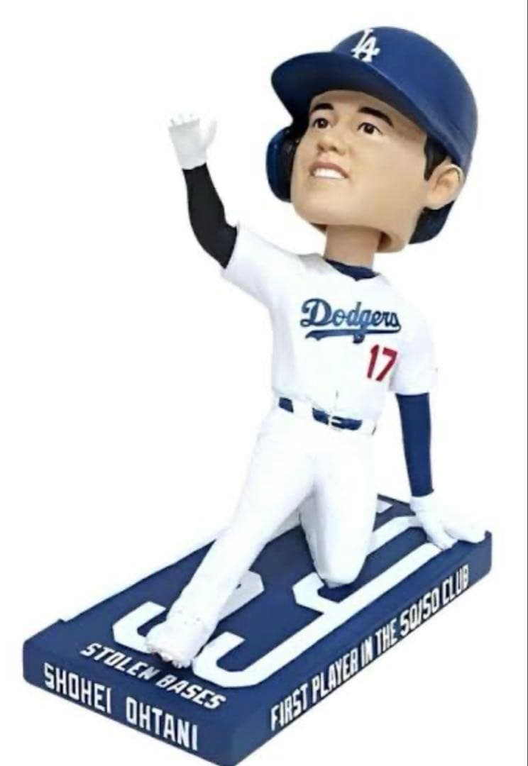 大谷翔平　Los Angeles Dodgers ボブルヘッド3体セット