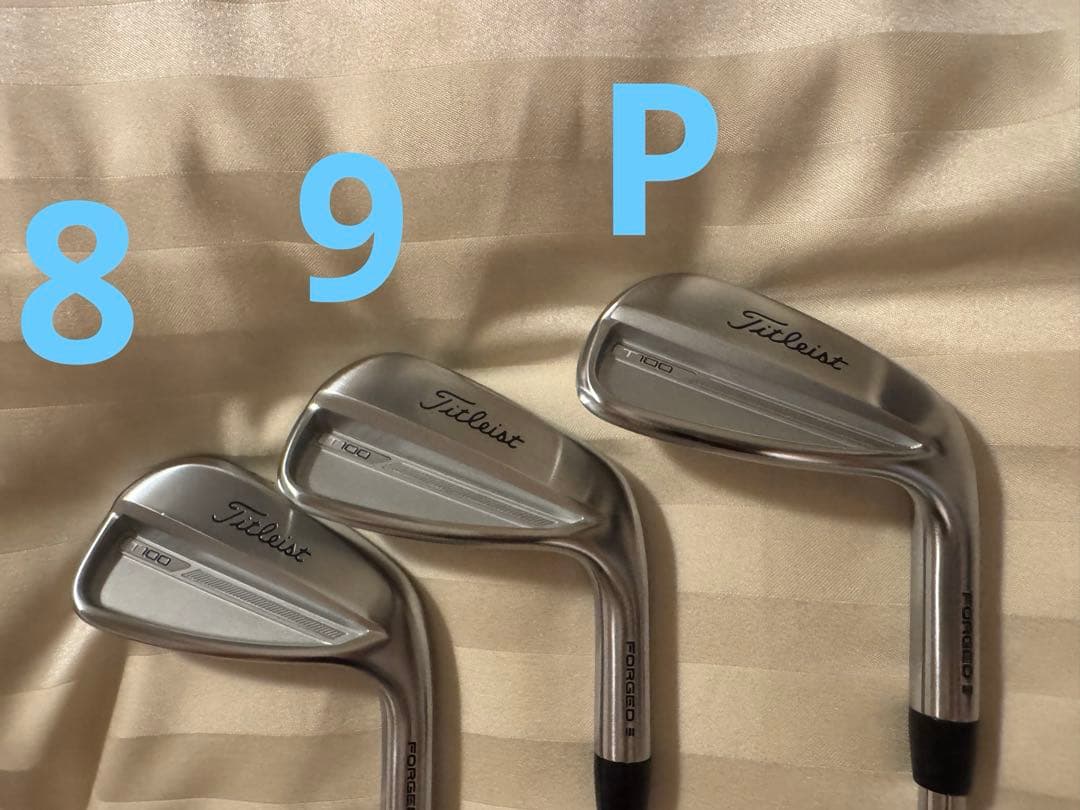 極美品 タイトリスト T100 2023 7本セット（4〜PW） 保証証あり