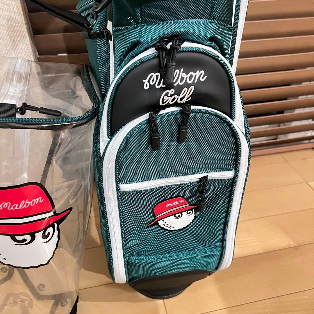 【即発送】25 MALBON マルボンゴルフ キャディバッグ ゴルフバッグ 緑