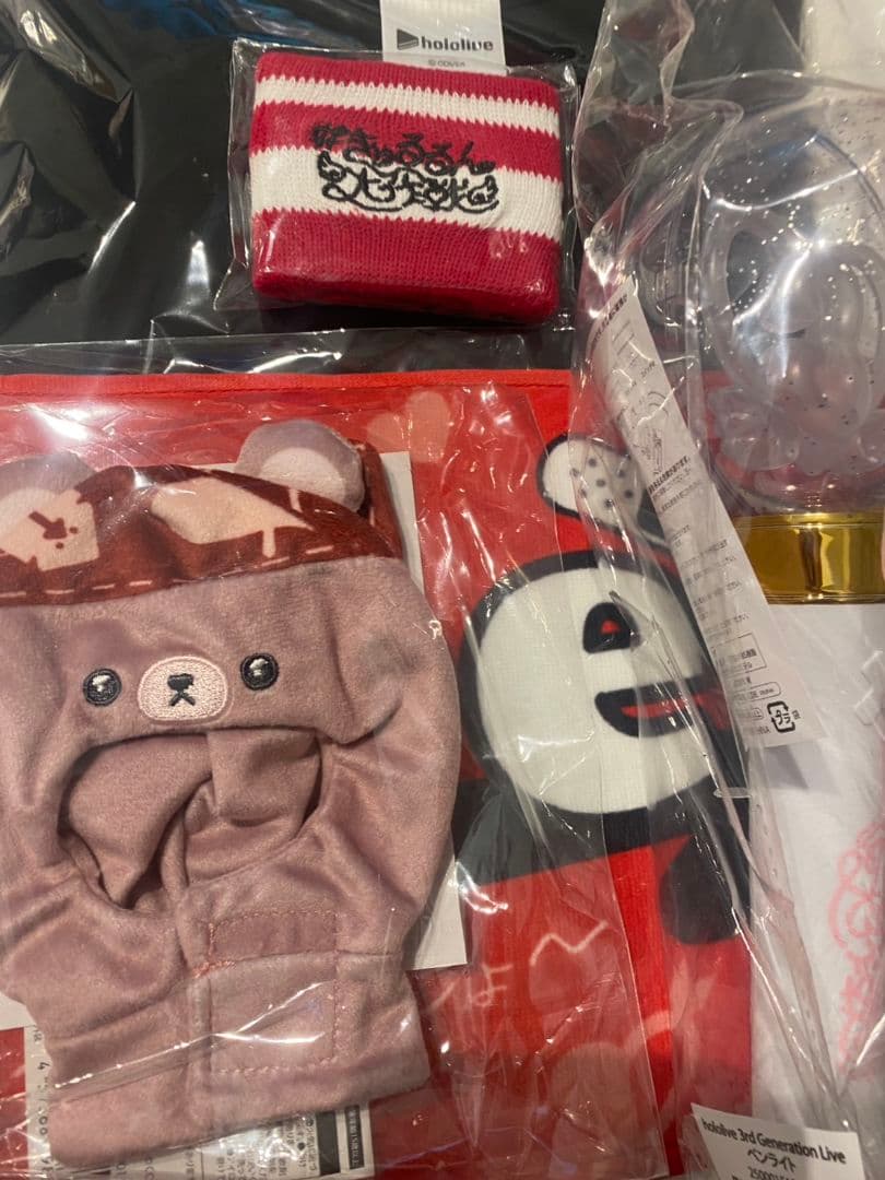 応援セット＋ペンライトカバー3期生ライブ　　 きゅるるん大作戦　宝鐘マリン