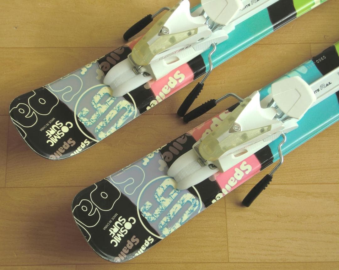 ■■送料無料■COSMICSURF■ショートスキー■90㎝■調整ビン■メンテ付■