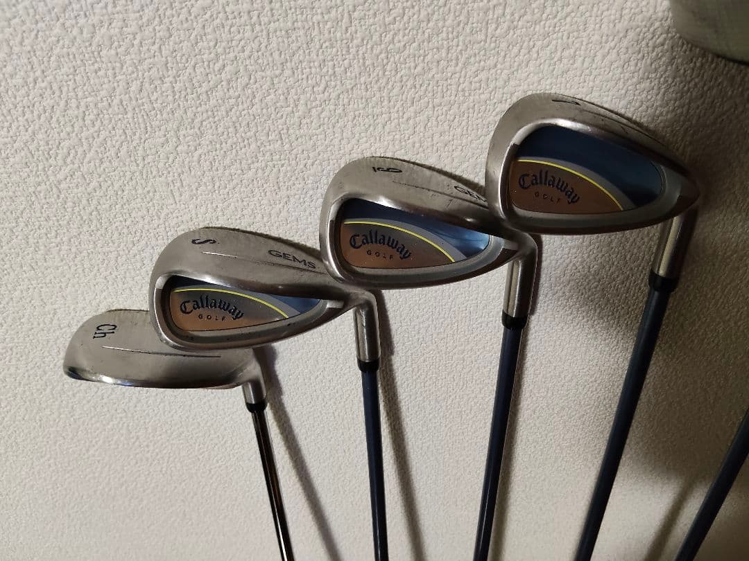 キャロウェイ レディース ゴルフ クラブ　セット GEMS アイアン　バッグ