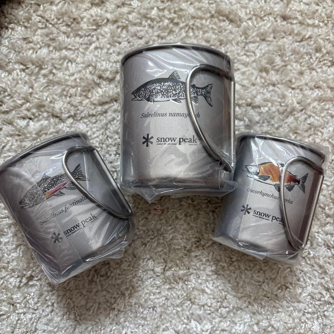  peak チタン製マグカップ 3個セット【ワイルドワン限定】